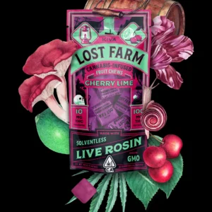10mg cherry lime x gmo live rosin chews