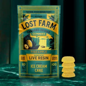 10mg pineapple x ice cream cake live resin gummies