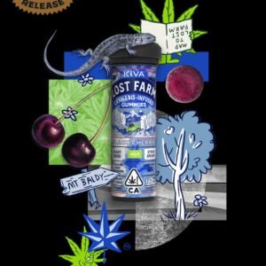 10mg black cherry cannabis edible gummies infused with huf og live resin