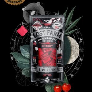 lost farm cherry x sky og live resin cannabis chews