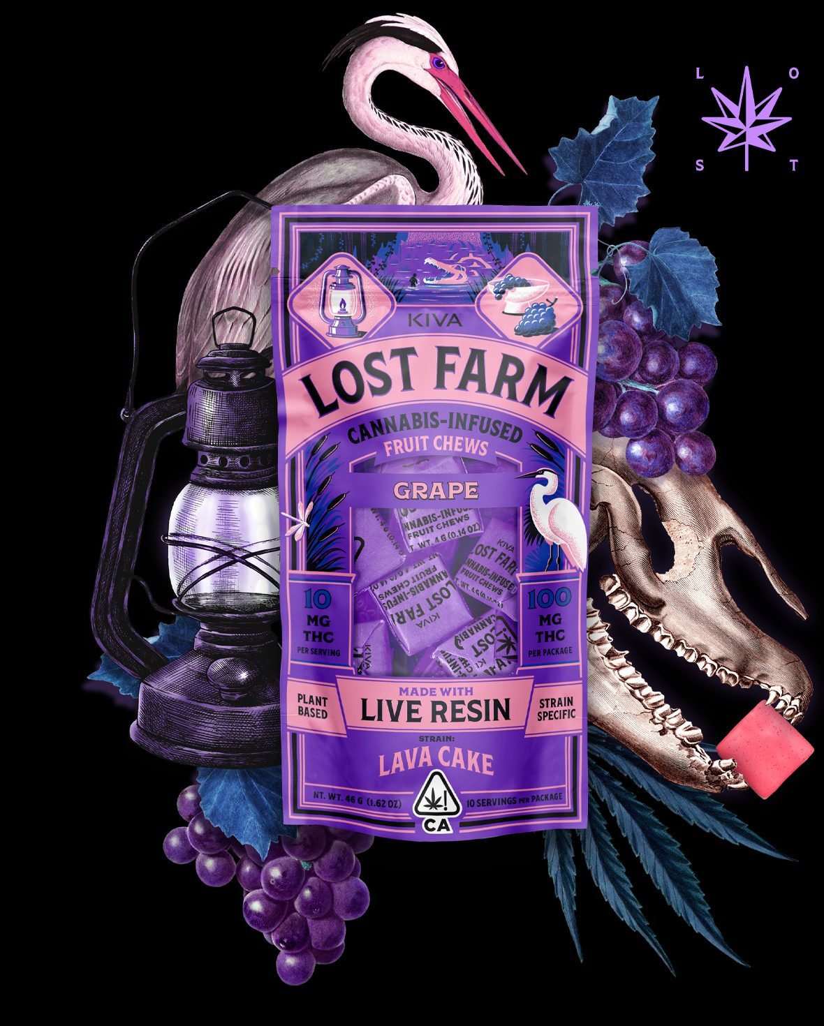 10mg lost farm grape x lava cake cannabis chews edibles 10mg lost farm grape x lava cake cannabis chews edibles