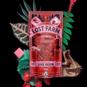 lost farm strawberry x gg4 cannabis edible chews