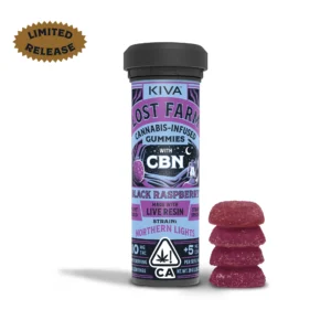 black raspberry x northern lights [10pk] (100mg thc/50mg cbn)